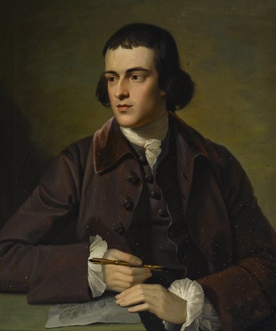 Porträt von John Grey, dritter Sohn von Harry Grey, 4. Earl of Stamford, datiert 1766 von Benjamin West